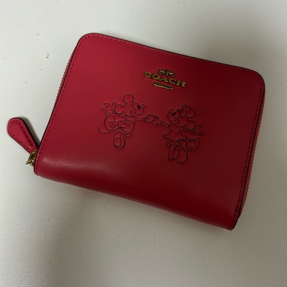 Disney x Coach wallet with Mickey and Minnie mouse on it - Picture 1 of 7